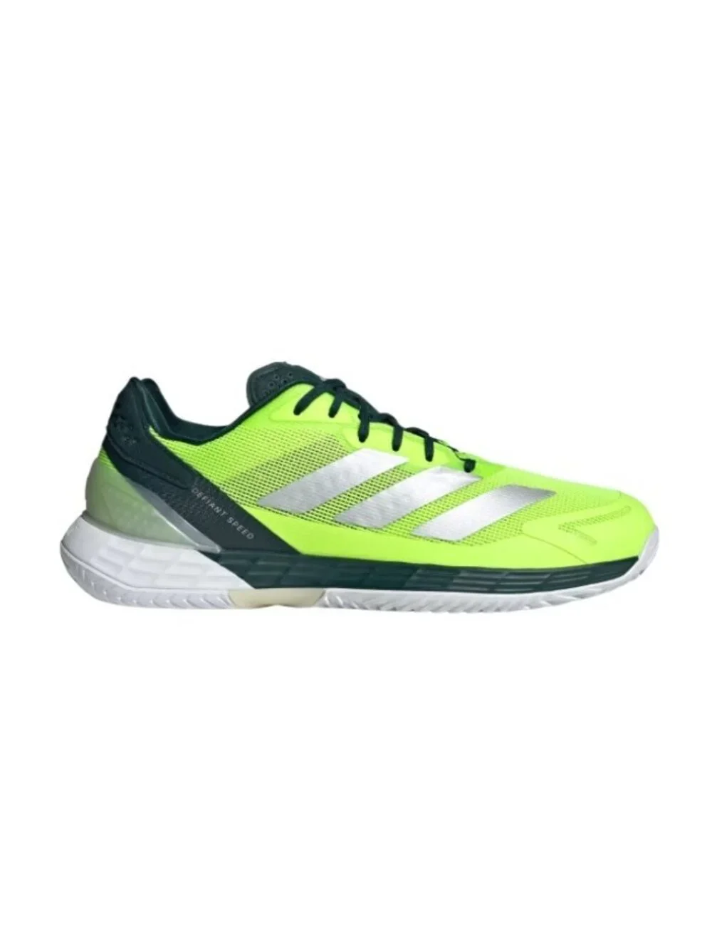 adidas Defiant Speed 2 Men's Court Shoes Lucid Lemon Silver Metallic JH5138 NEW